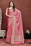 Aavisha 03 By Vallabhi Brasso Floral Print With Foil Print Saree Online Wholesale
